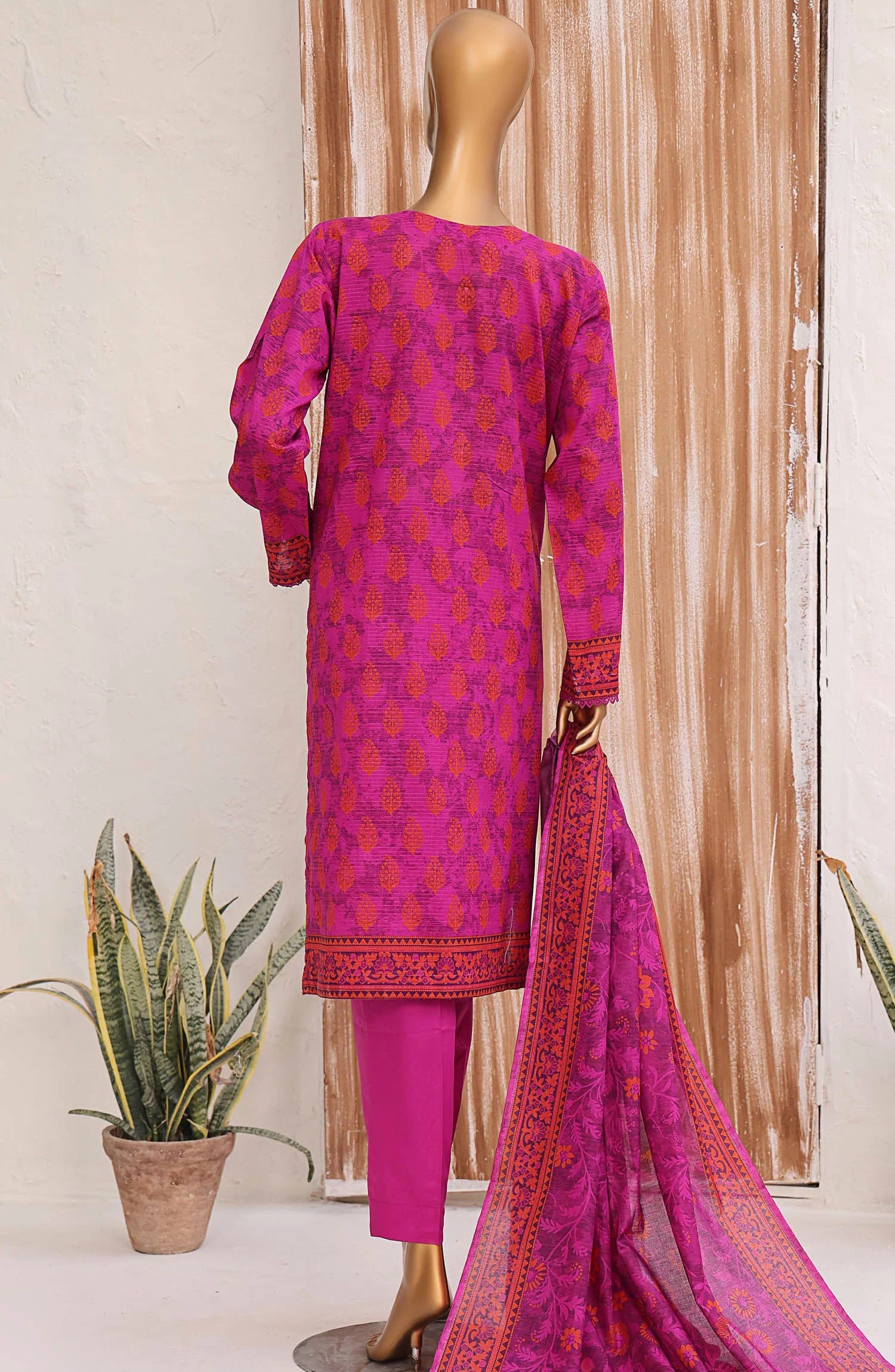 Vital by HZ Textile Embroidered Lawn Unstitched 3 Piece Suit
