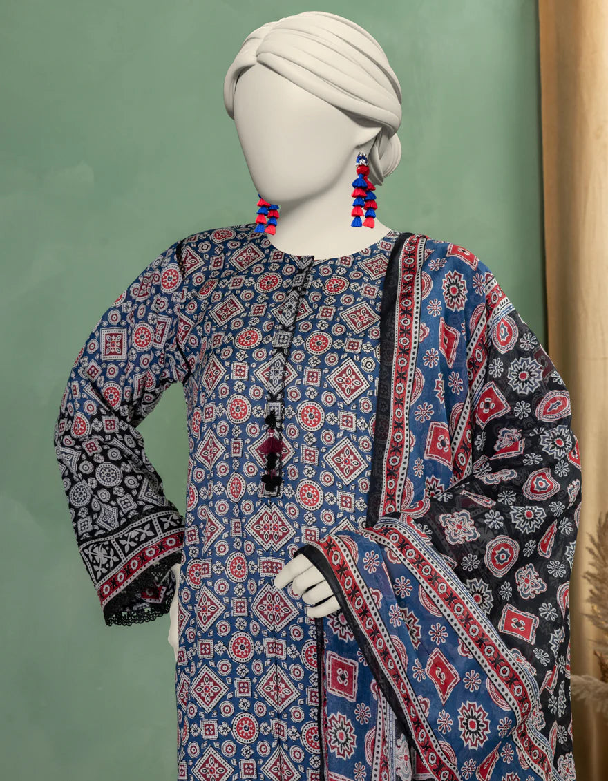 Unstitched JLAWN-S-25-3341 By J.