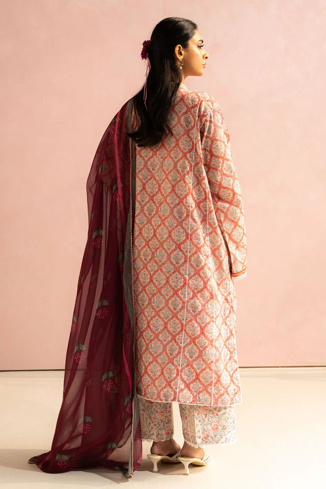Unstitched 3 piece By ZARA SHAHJAHAN