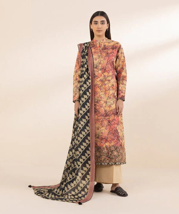 Unstitched Lawn U3PEDY25V037 By Sapphire
