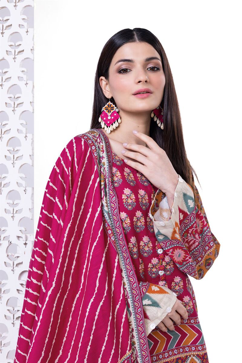 Lawn unstitched 3 piece LKW19B By KHAADI